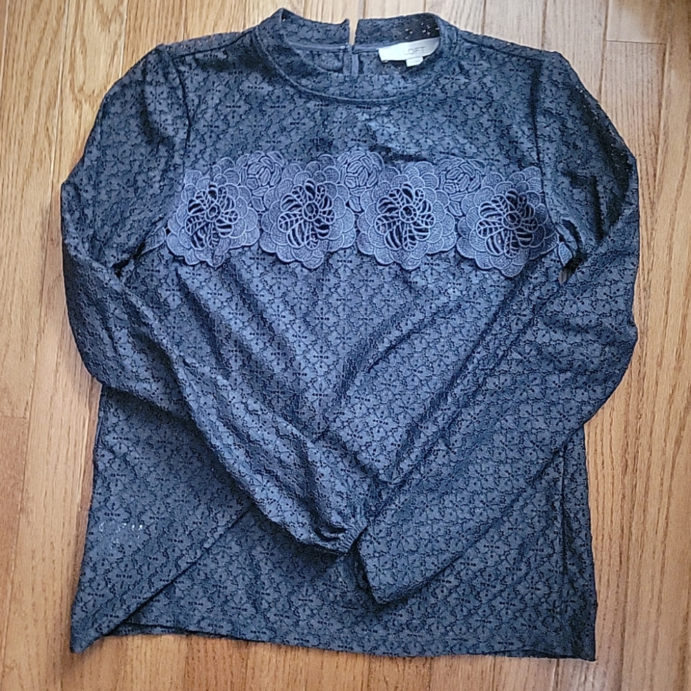 Loft long sleeve blouse size XS